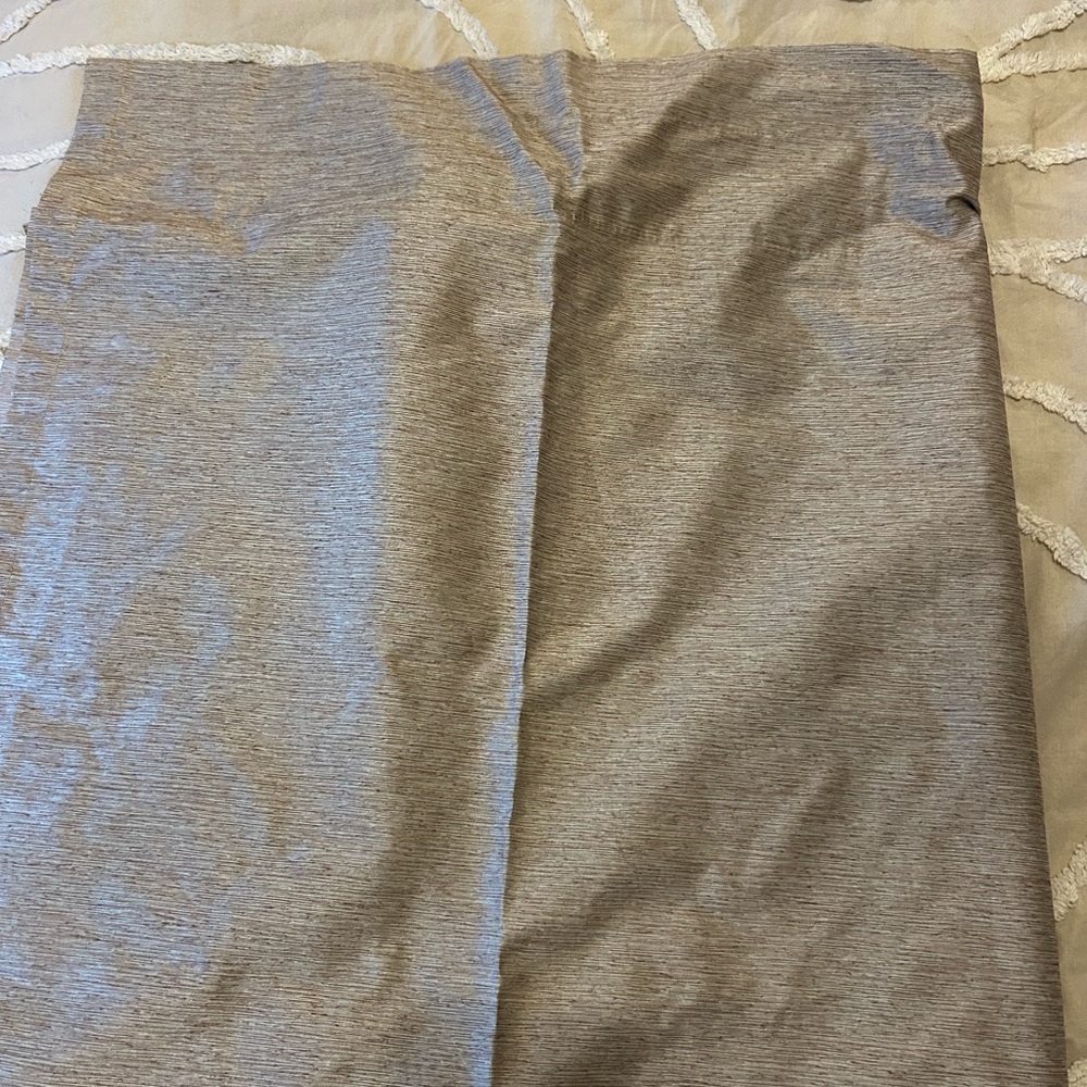 Neutral Beige Blackout Drapery Panel - Home Accents. Set of 2. 86L X 50W - Picture 5 of 5